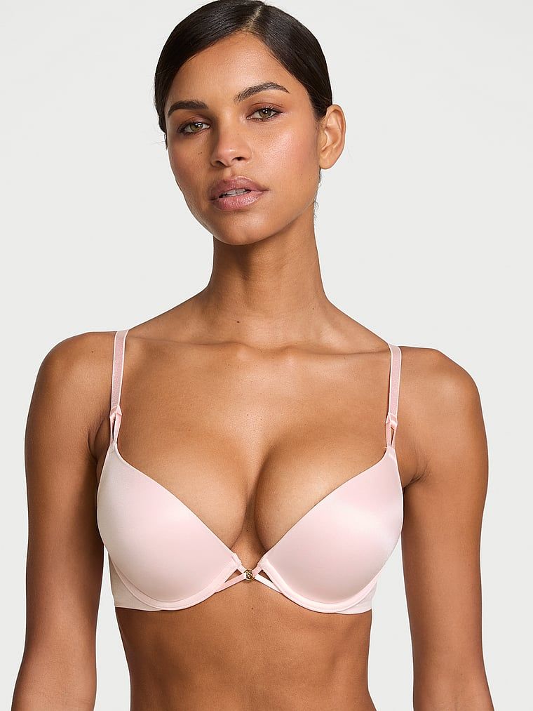 Push-up podprsenka se 2 velikostmi Bombshell. Produkt je růžový a pochází z kolekce Very Sexy.