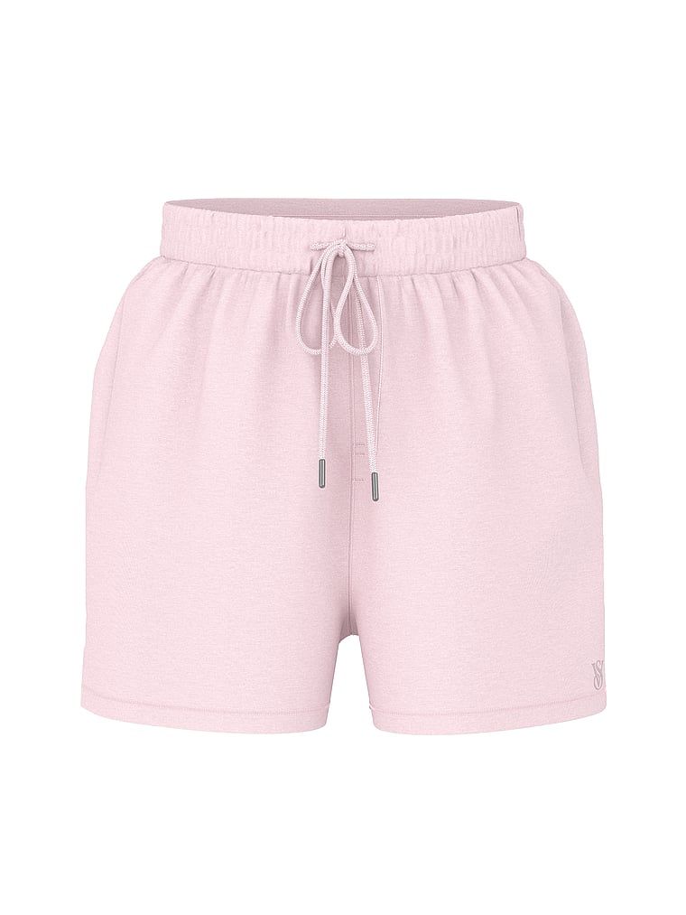 Froté šortky mimo službu. Produkt je růžové barvy a pochází z kolekce Angel Essentials.