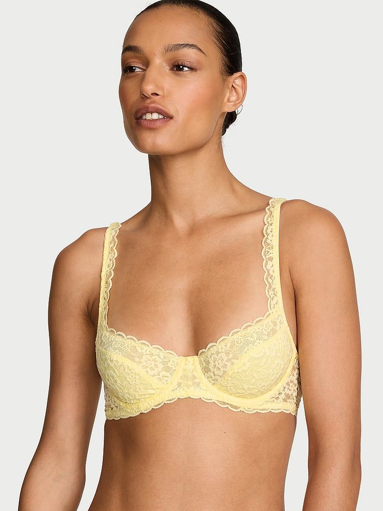 Victoria's Secret Krajková balkonetová podprsenka bez podšívky