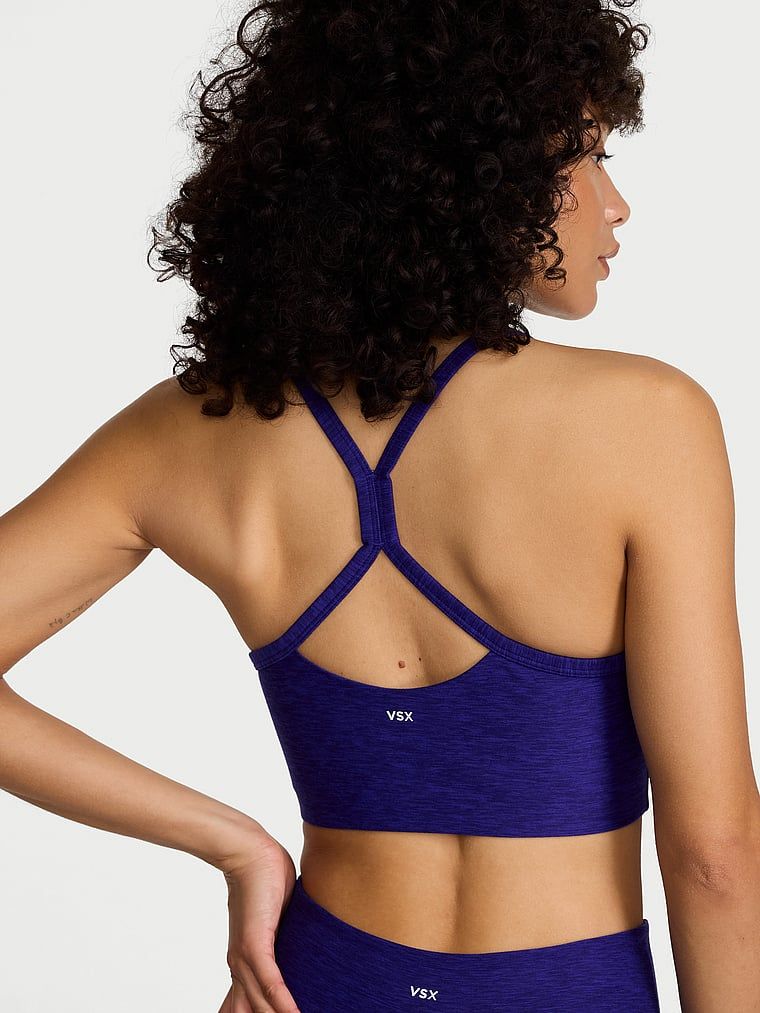VSX LUXMarl sportovní podprsenka Racerback. Produkt je vzorovaný a pochází z kolekce VSX.