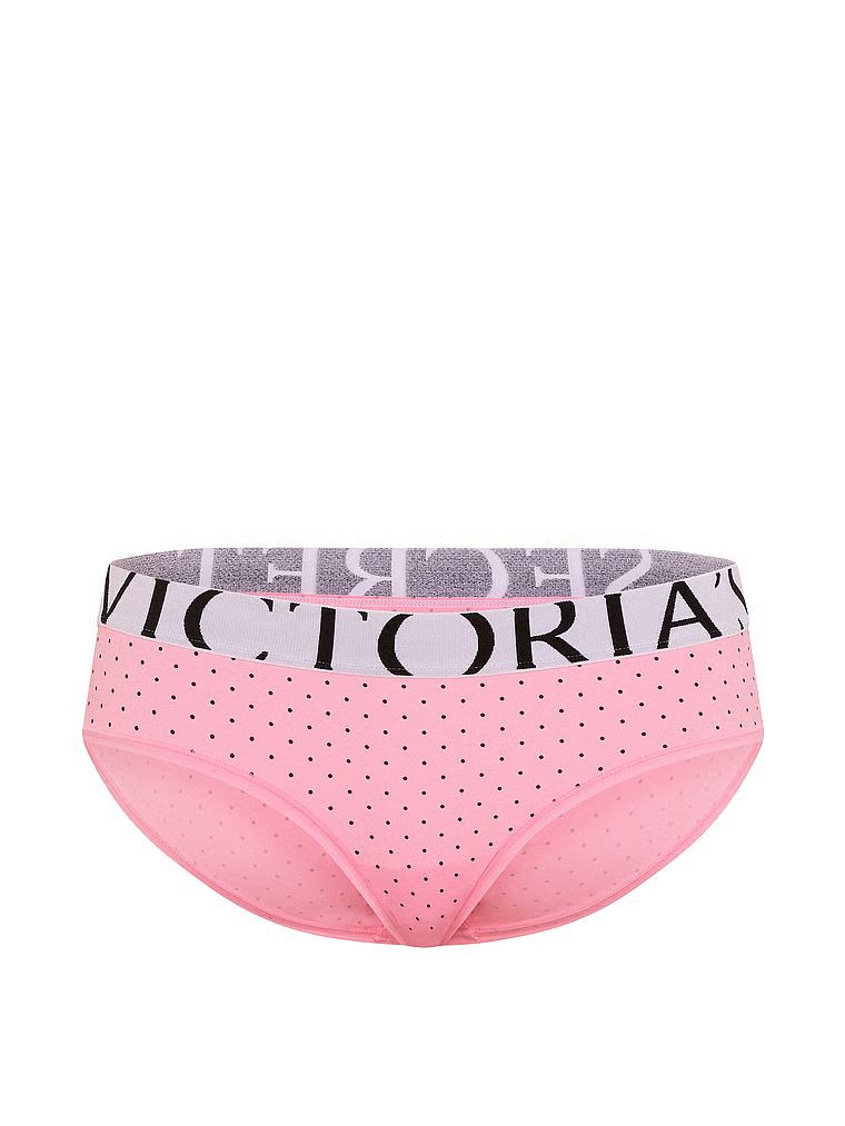 Kalhotky s logem Cool Hiphugger. Produkt má vzorovanou barvu a pochází z kolekce Victoria's Secret.