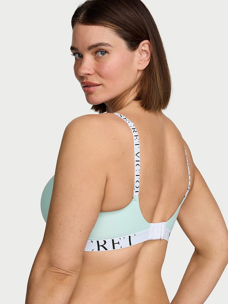 Lehce vycpaná podprsenka bez kostic, CoolBra. Produkt je zelené barvy a pochází z kolekce triček.