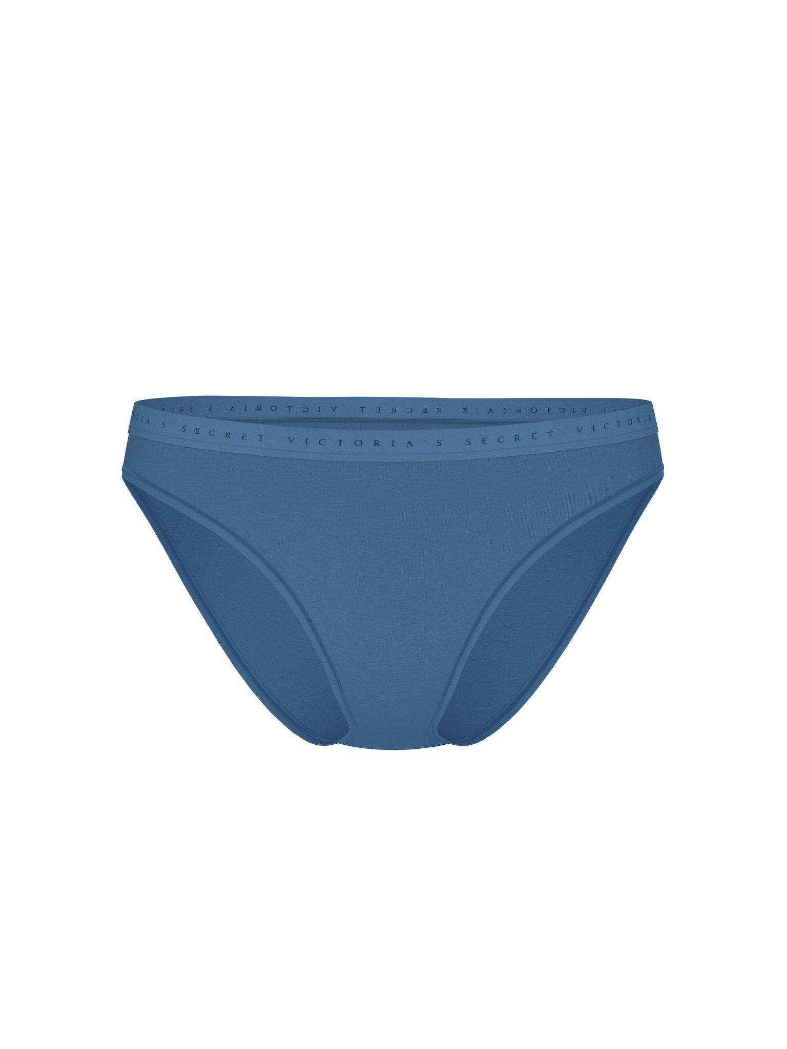 Bavlněné bikiny kalhotky. Produkt je modrý a pochází z kolekce Victoria's Secret.