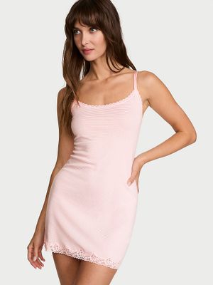 Victoria's Secret Bavlněné šaty s vystínovanými pruhy
