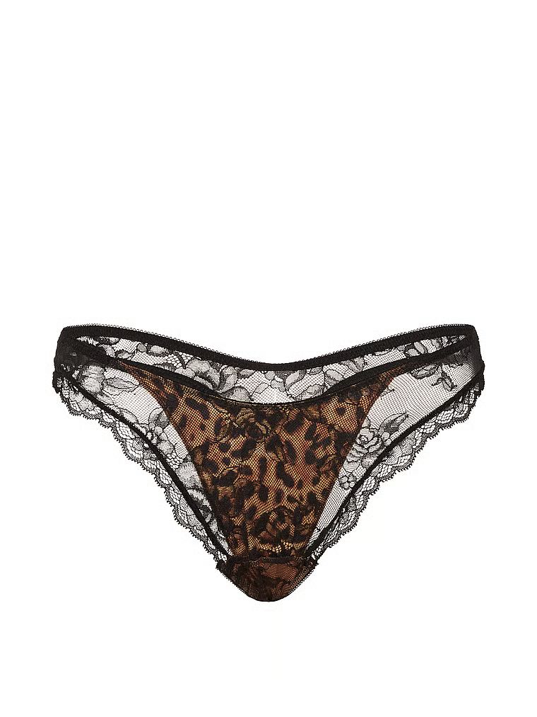 Krajkový překrytý tvar tanga. Produkt má vzorovanou barvu a pochází z kolekce Very Sexy.