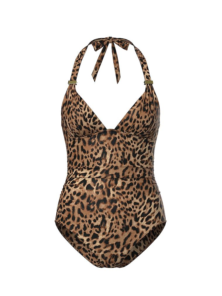 Ultimate Harlow jednodílné plavky. Produkt je vzorovaný a pochází z kolekce Victoria's Secret Swim.