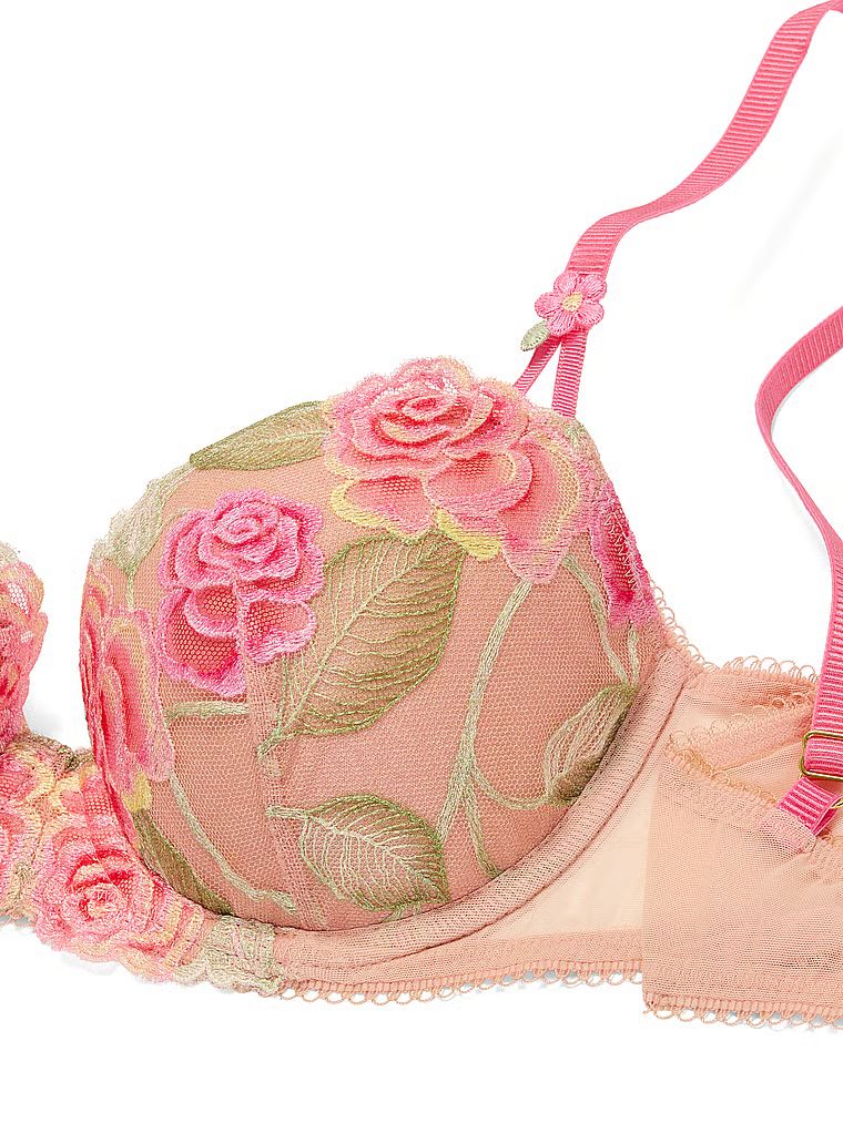 Sweet Melody Demi mírně vycpaná podprsenka. Produkt je vzorovaný a pochází z kolekce Dream Angels.