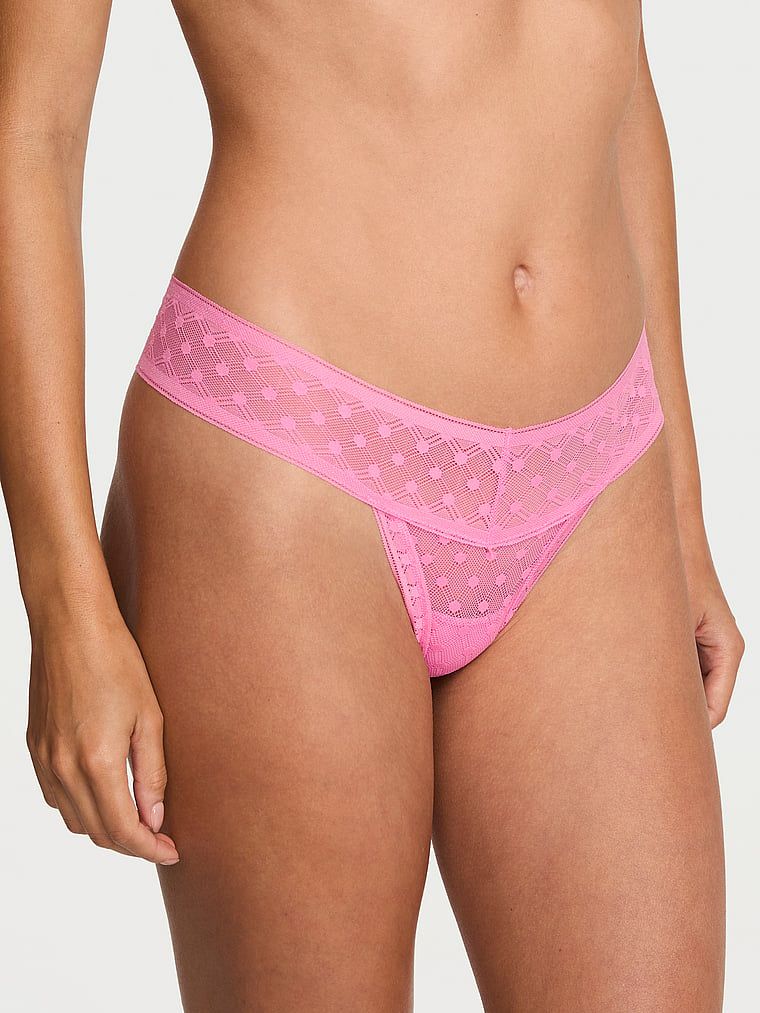 Lacie Krajková tanga Dot Geo
