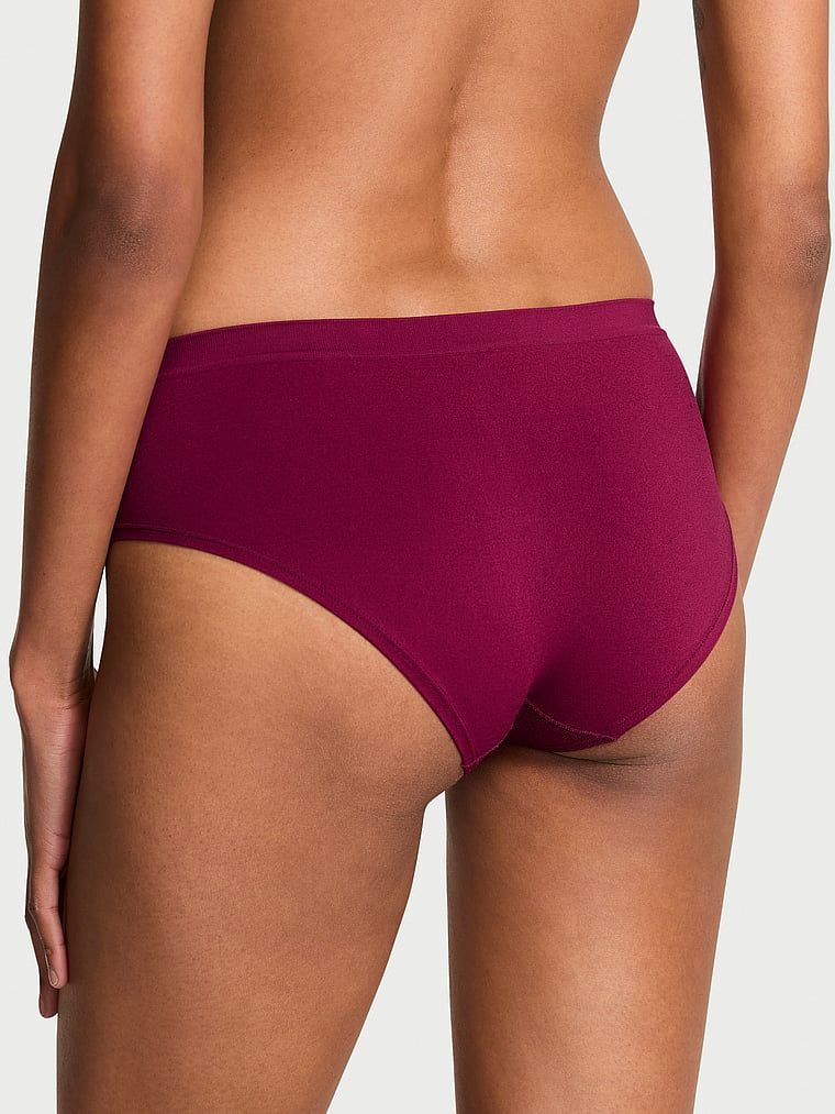 Kalhotky s lesklým logem Seamless Sparkle Hiphugger. Produkt má růžovou barvu a pochází z kolekce Bezešvé.