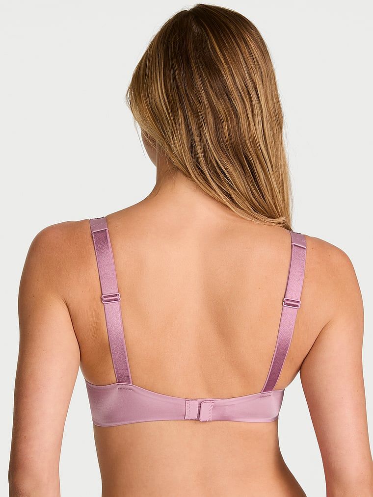 Push-up zvětšující podprsenka 2 velikosti Bombshell Shine Strap. Produkt je růžové barvy a pochází z kolekce Very Sexy.