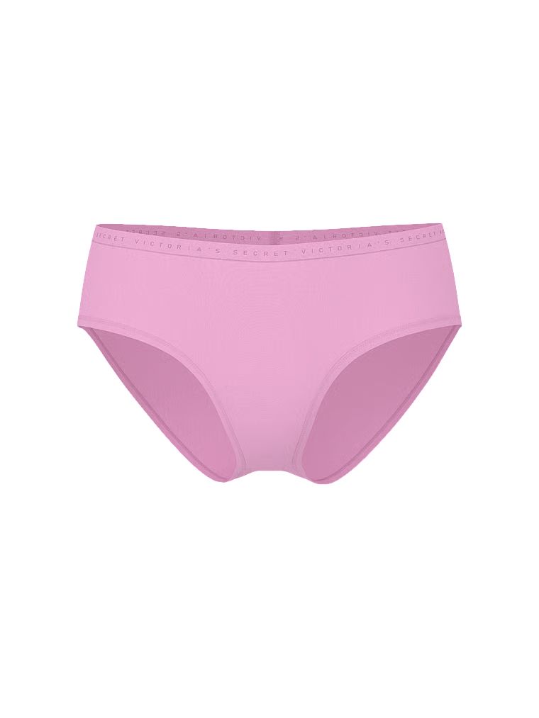 Bavlněné kalhotky hiphugger. Produkt je fialové barvy a pochází z kolekce Victoria's Secret.
