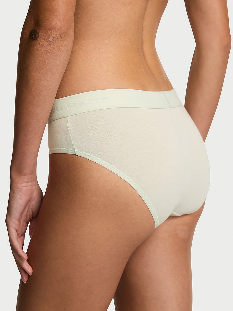 Bavlněné kalhotky s logem Hiphugger v pase. Produkt má zelenou barvu a pochází z kolekce Cotton.