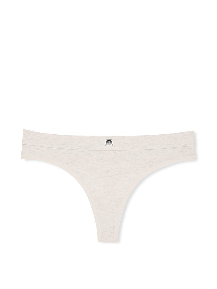 Bavlněná tanga s logem Hardware v pase. Produkt je béžový a pochází z kolekce Cotton.