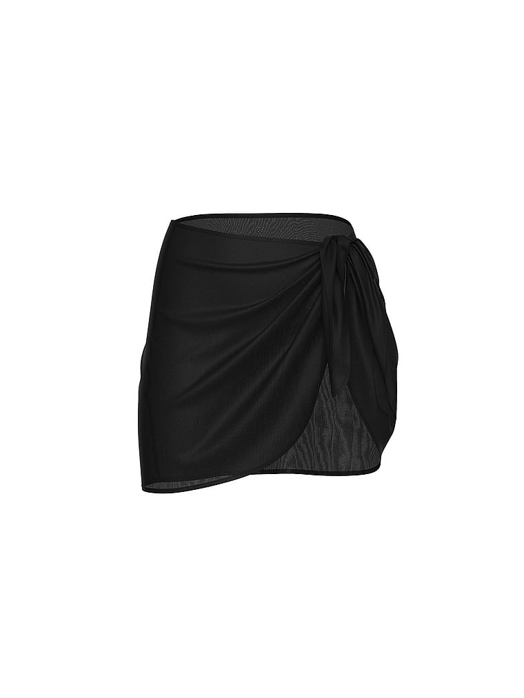Victoria's Secret Swim Mini sarong z průsvitného mačkaného materiálu