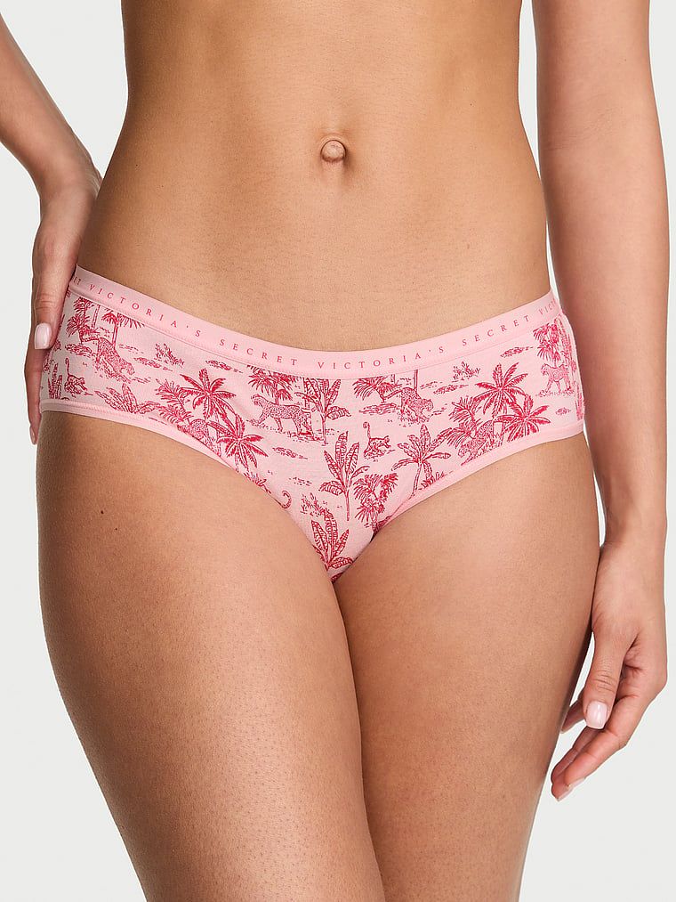 Bavlněné kalhotky hiphugger. Produkt je vzorovaný a pochází z kolekce Victoria's Secret.