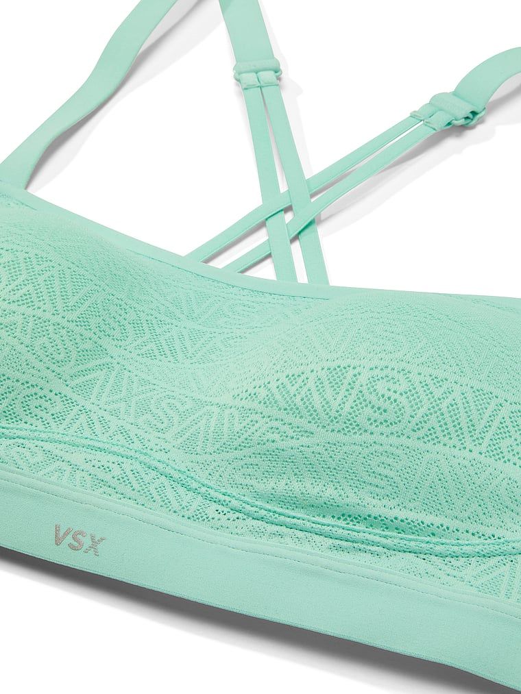 VSX Angel Elevate sportovní podprsenka. Produkt je zelené barvy a pochází z kolekce VSX.