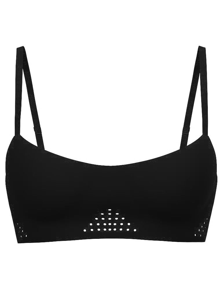 VSX Sportovní podprsenka z péřové váhy z balkonetky. Produkt je černý a pochází z kolekce VSX.