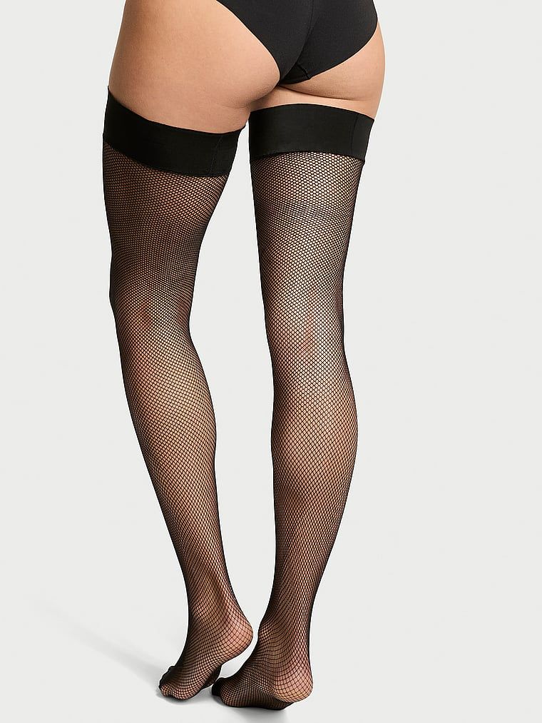 Síťované síťované punčochy. Produkt je černý a pochází z kolekce Very Sexy.