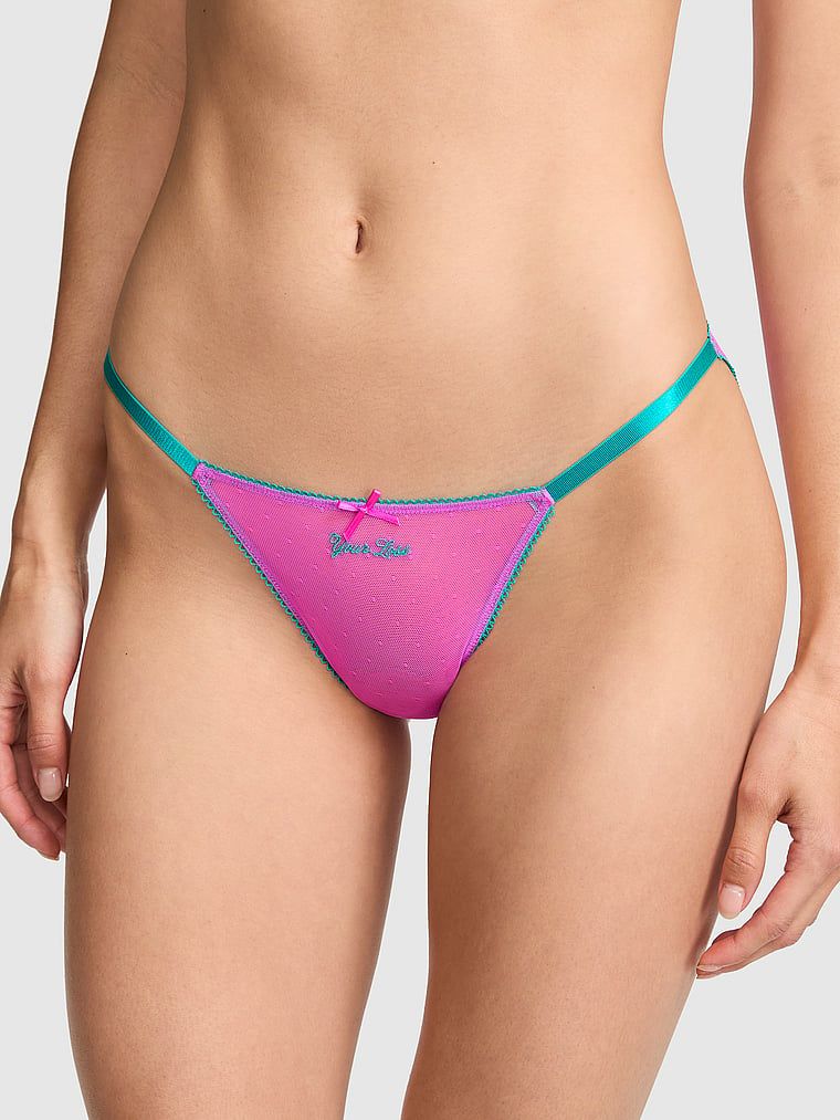 Bikinové kalhotky s pásky PINK Wink™