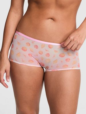PINK Kalhotky boxerky ze síťoviny
