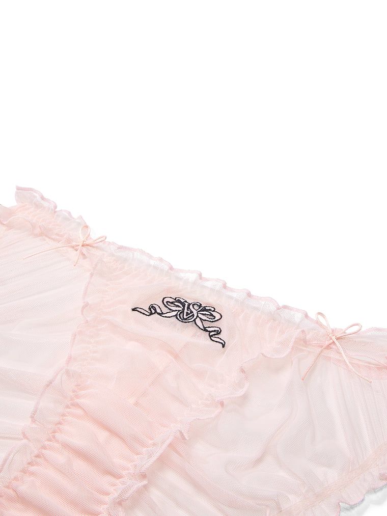 Volánkové síťované mašle v bikinách. Produkt je růžové barvy a pochází z kolekce Dream Angels.