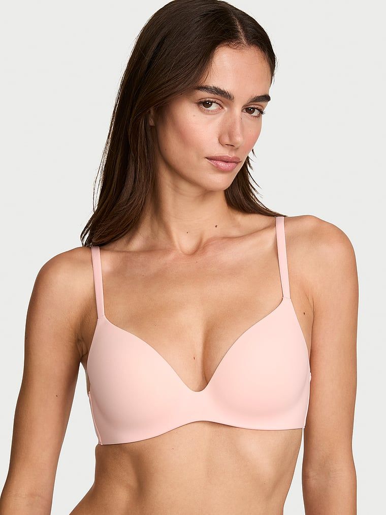 FlexFactor Demi mírně polstrovaná podprsenka. Produkt je růžové barvy a pochází z kolekce Body by Victoria.