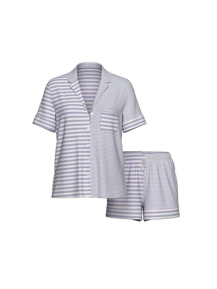 Modální pyžamo se SoSoft kraťasy. Produkt je vzorovaný a pochází z kolekce Victoria's Secret.