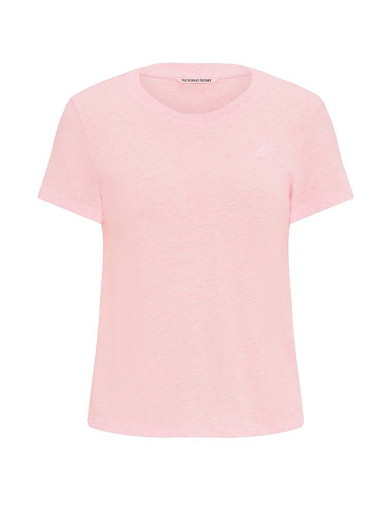 Mix & Match bavlněné noční tričko. Produkt je růžové barvy a pochází z kolekce Victoria's Secret.