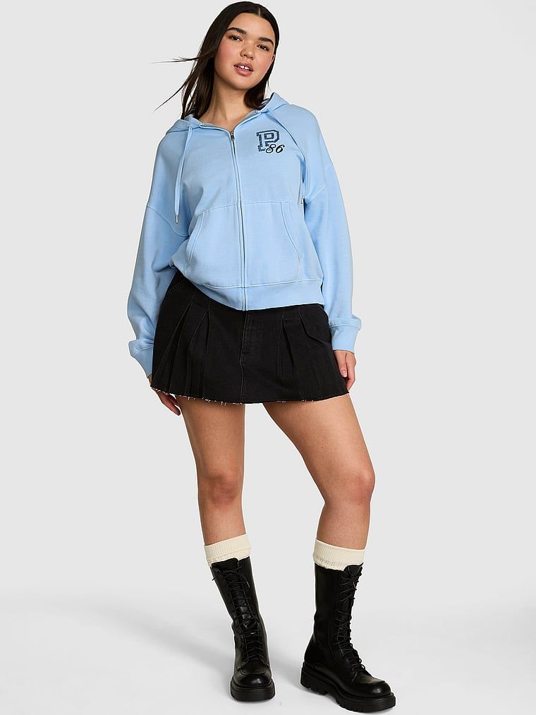 Mikina Campus Fleece s kapucí na zip