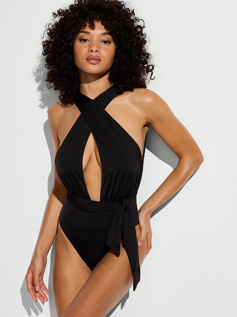 Victoria's Secret Swim Vyzývavé jednodílné plavky Essential Multiway