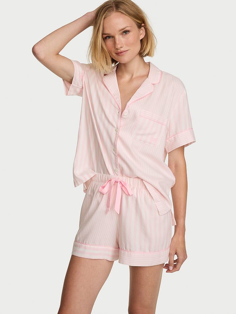 Victoria's Secret Flanelové pyžamo s kraťasy