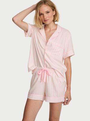 Victoria's Secret Flanelové pyžamo s kraťasy