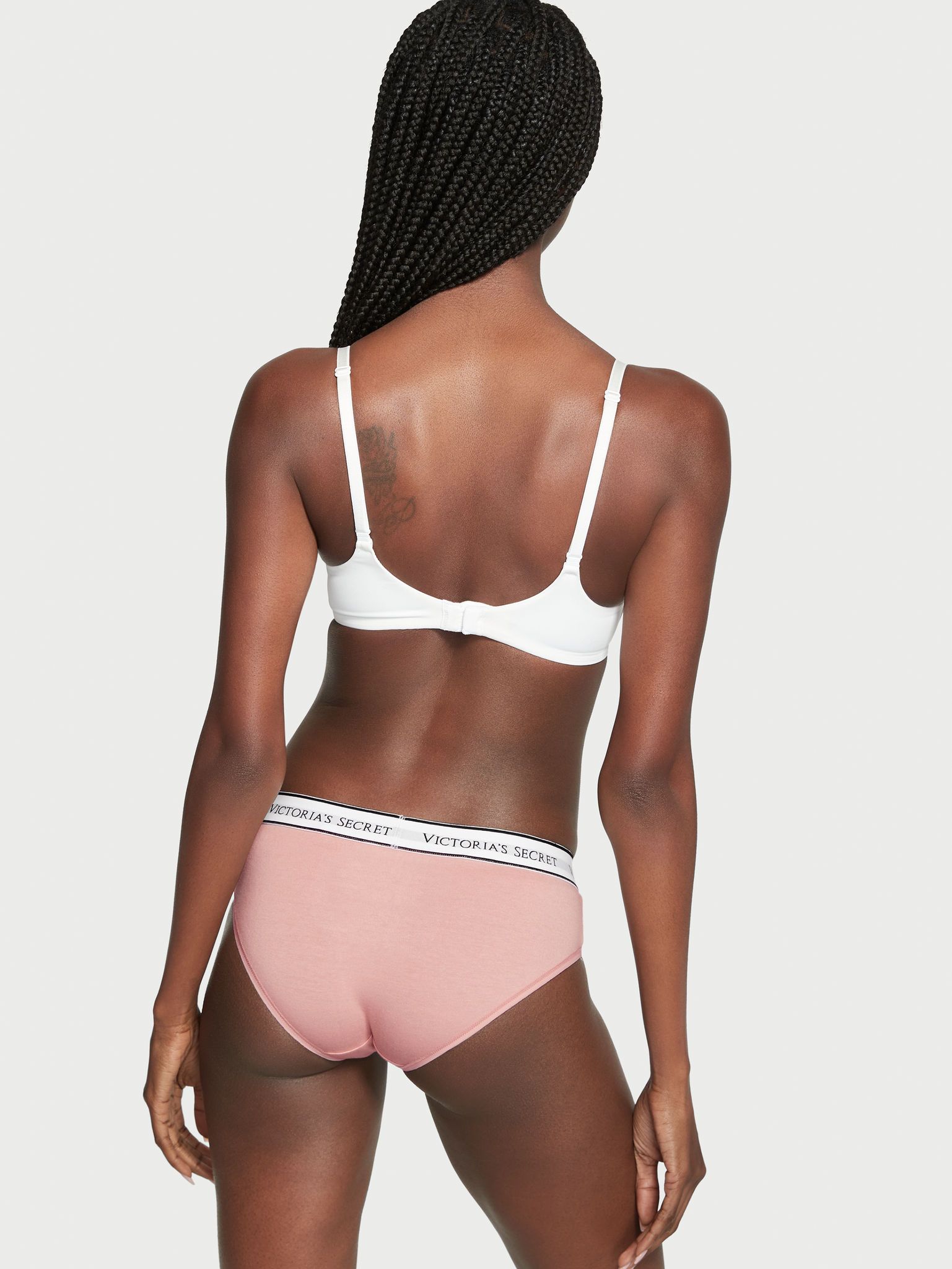 Bavlněné kalhotky s logem Hiphugger v pase. Produkt je růžový a pochází z kolekce Cotton.