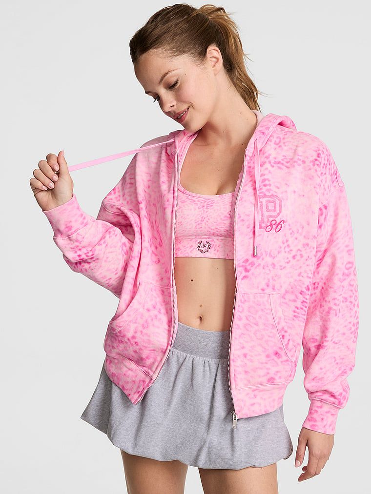 Mikina s kapucí na zip Campus Fleece