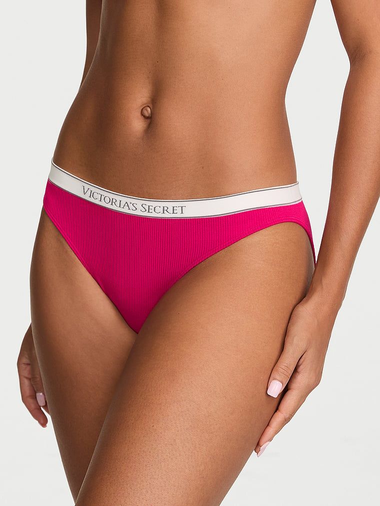 Seamless Bikiny s žebrováním a bezešvým logem