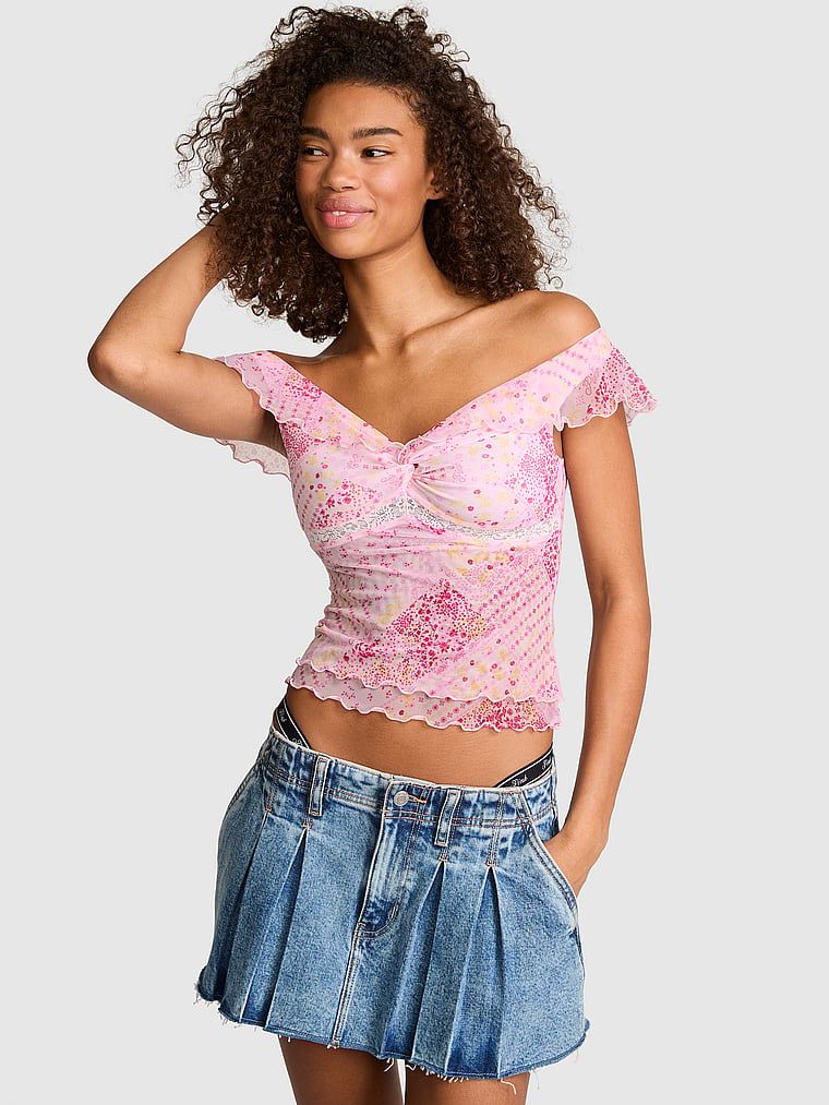 Off-shoulder Rue Top