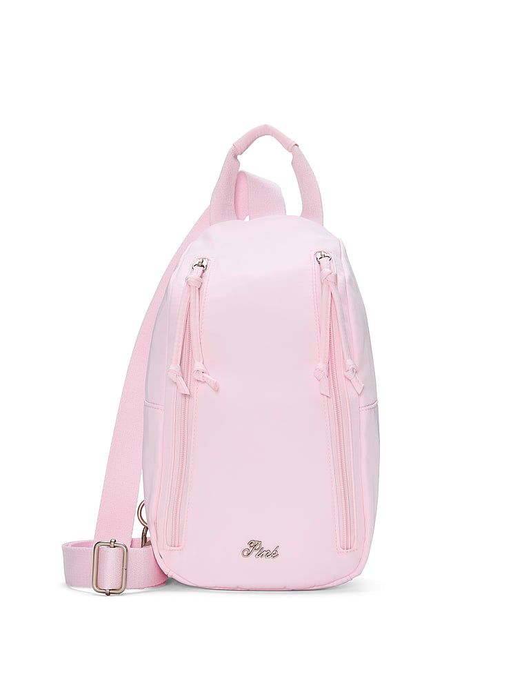 Saténová crossbody taška