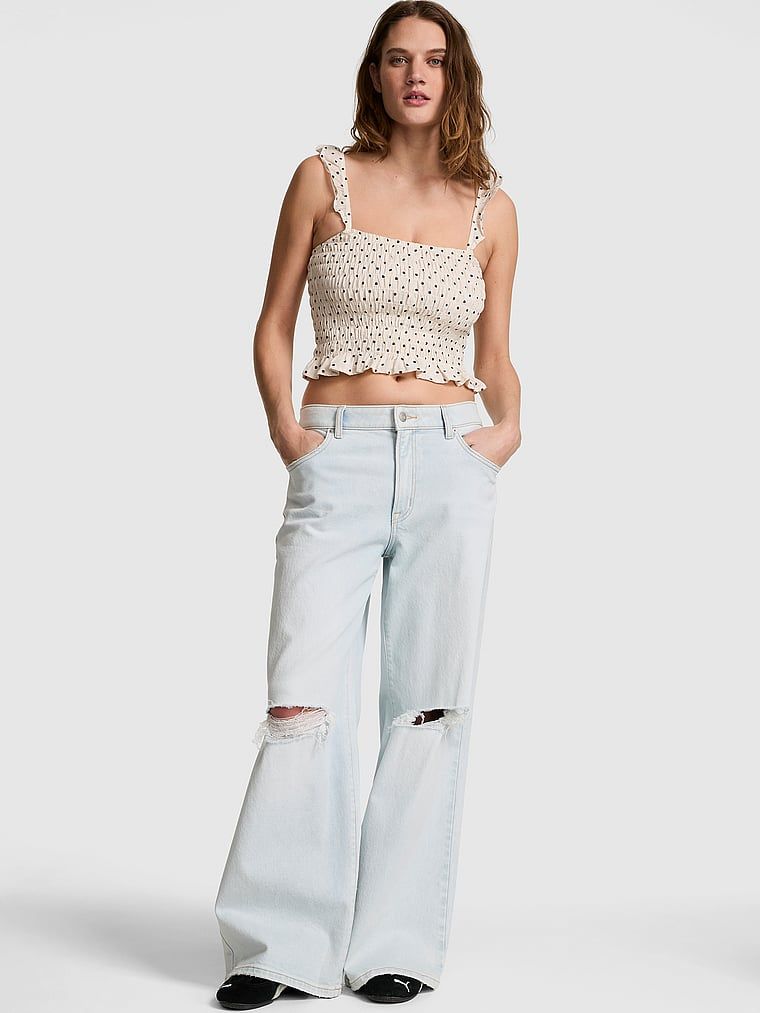 Top Flirty Fit s řasením