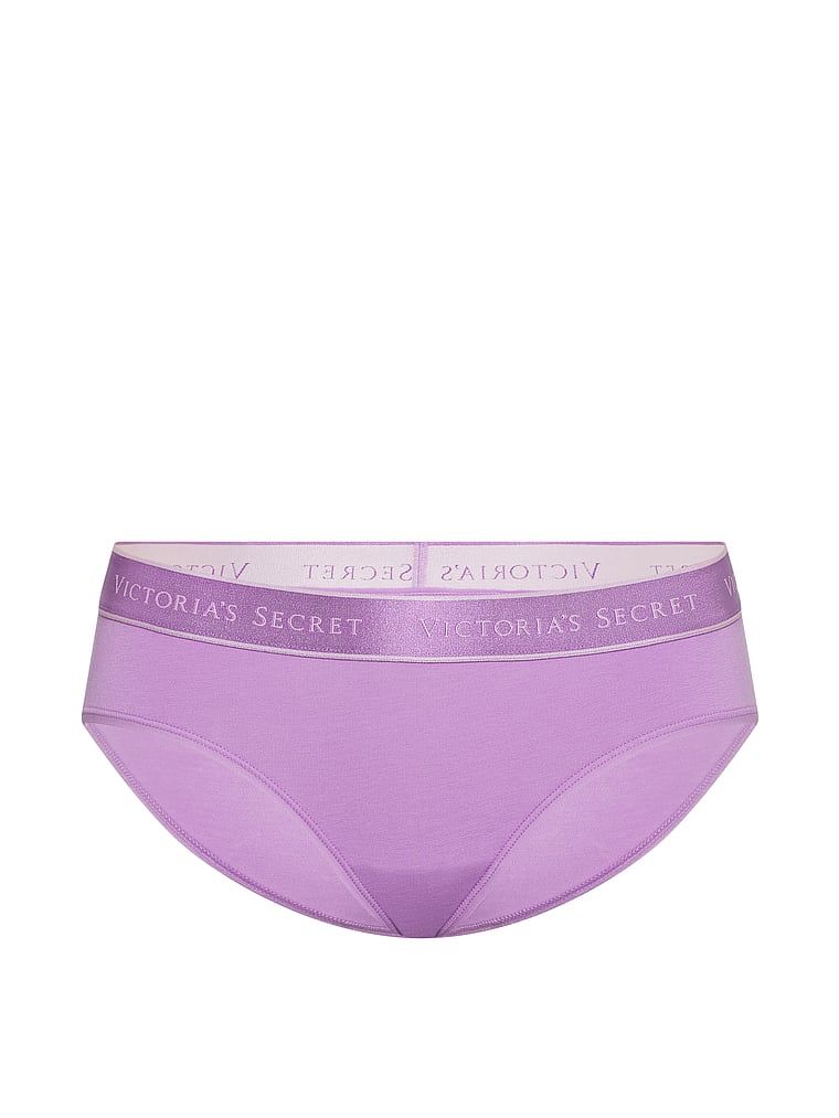 Bavlněné kalhotky s logem Hiphugger v pase. Produkt je fialové barvy a pochází z kolekce Cotton.