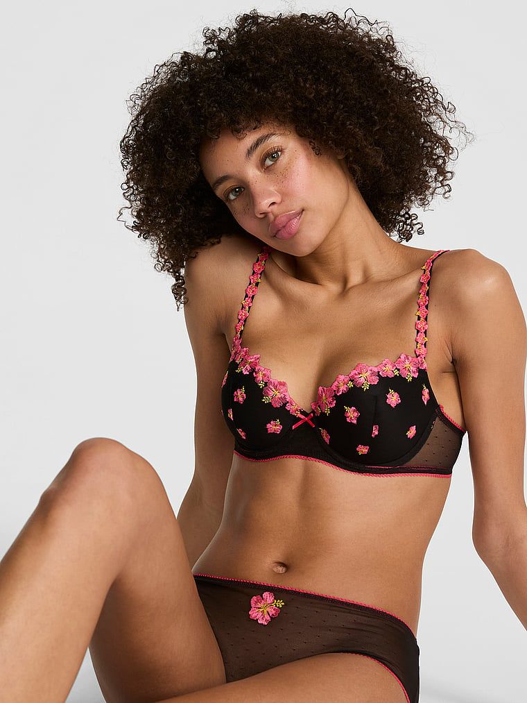 Push-up balkonová podprsenka PINK Wink