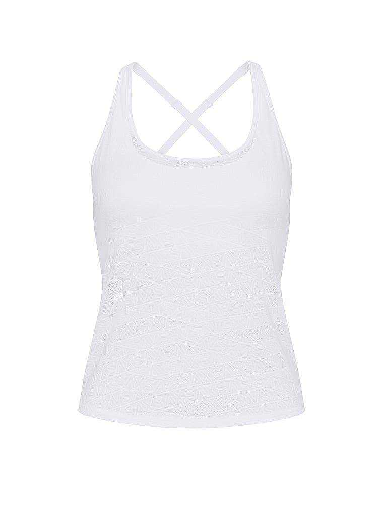 Sportovní top s logem VSX Lace. Produkt je bílé barvy a pochází z kolekce VSX.