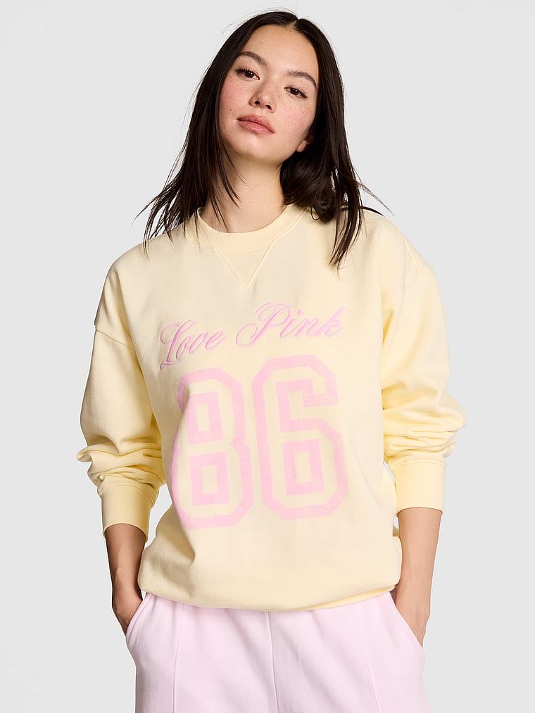 Oversize mikina Campus Fleece s kulatým výstřihem