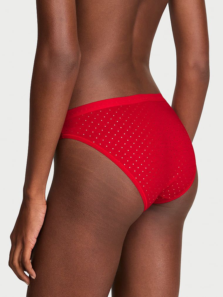 Bavlněné kalhotky v bikinách. Produkt má vzorovanou barvu a pochází z kolekce Victoria's Secret.