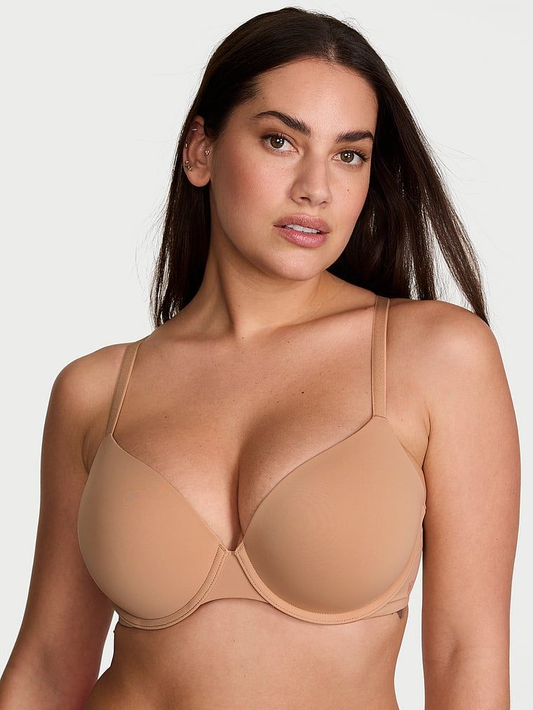 T-shirt Hladká push-up podprsenka Perfect Shape