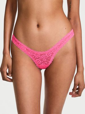 Lacie Krajková tanga s průstřihem a ultra nízkým střihem