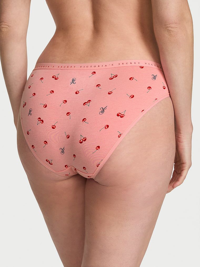 Bavlněné kalhotky v bikinách. Produkt má vzorovanou barvu a pochází z kolekce Victoria's Secret.