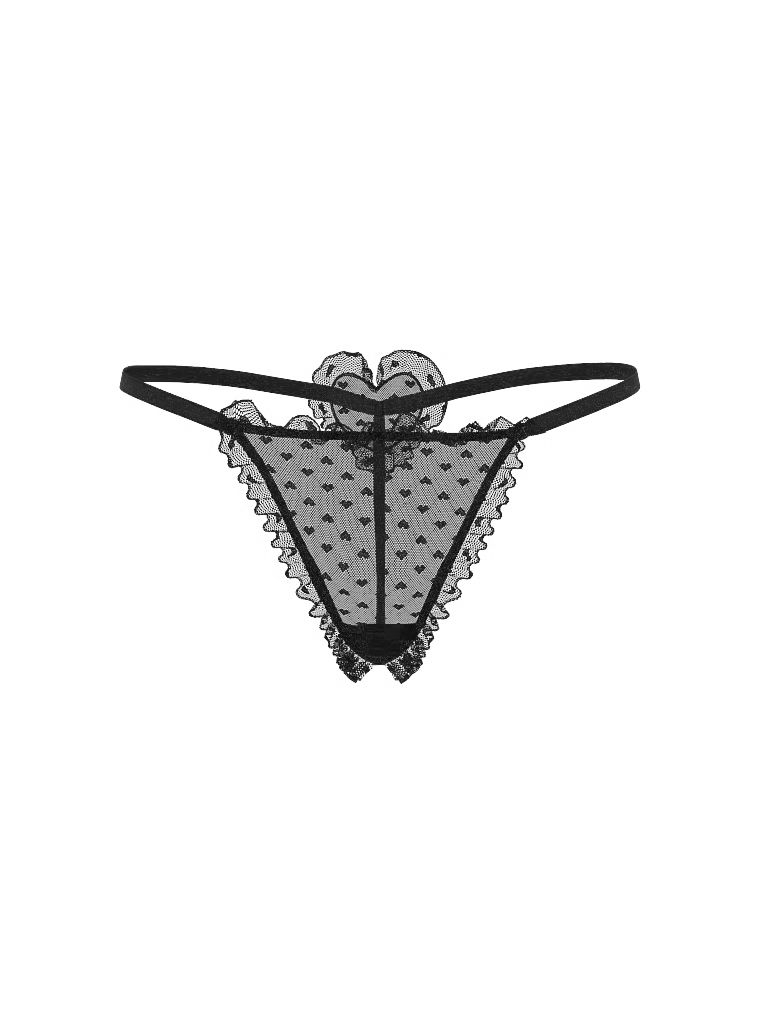 Srdcové šifonové tanga. Produkt je vzorovaný a pochází z kolekce Dream Angels.