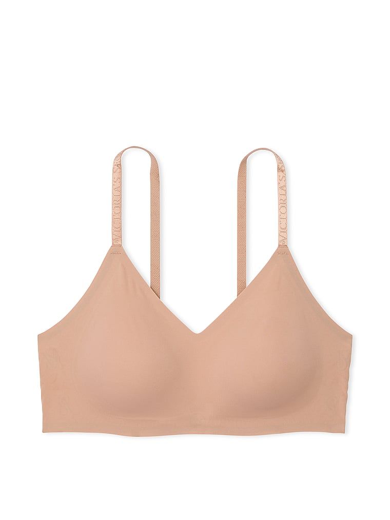Mírně vyztužená braletka bez kostic, Comfort. Produkt je béžový a pochází z kolekce Body by Victoria.