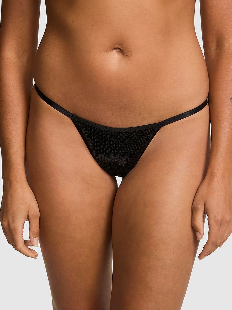 PINK Tanga PINK Wink s extra nízkým pasem a vysokým vykrojením