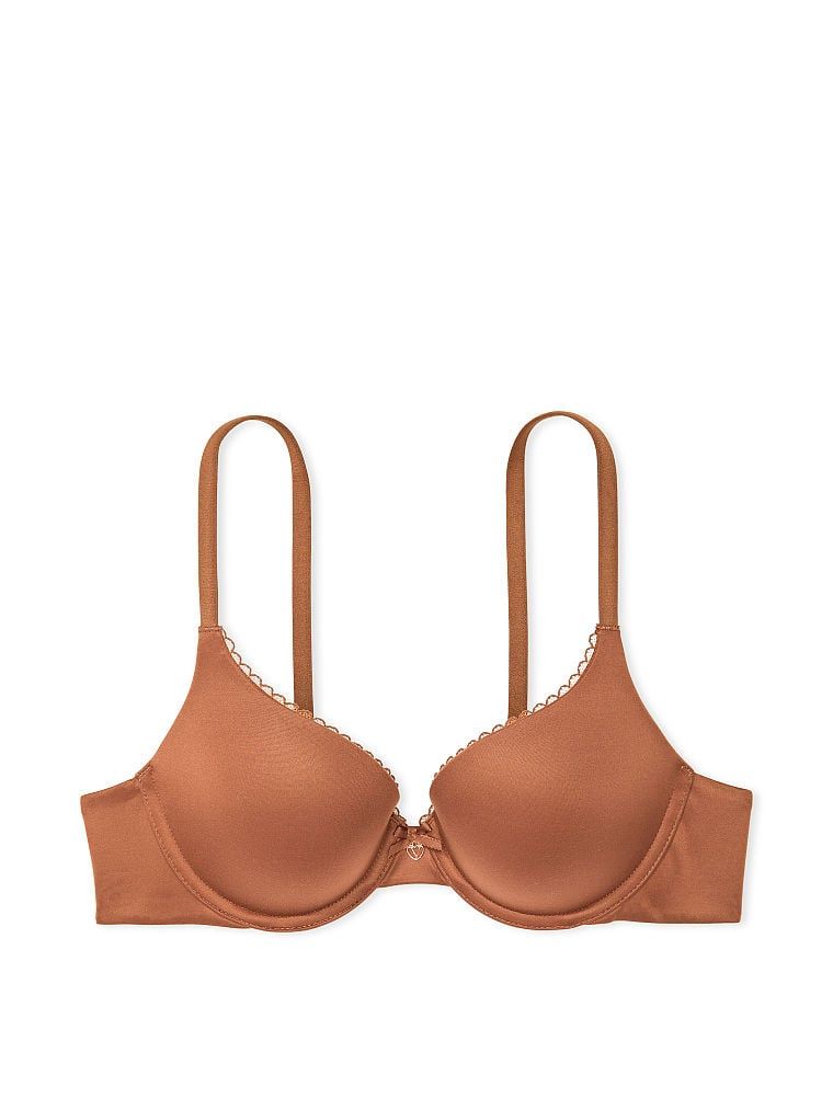 Perfect Shape Hladká push-up podprsenka. Produkt je hnědý a pochází z kolekce Body by Victoria.